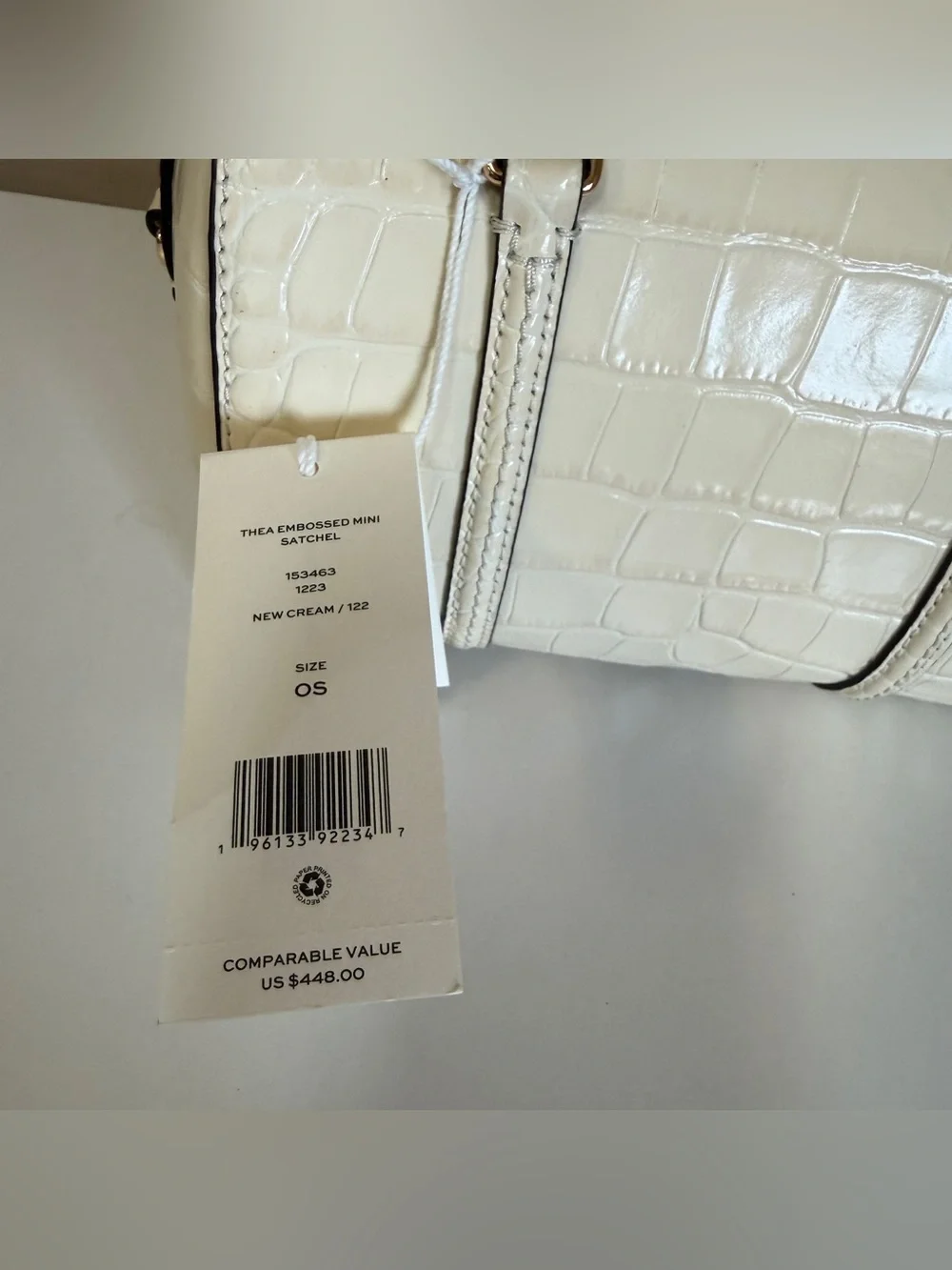 Tory Burch THEA EMBOSSED MINI SATCHEL 153463